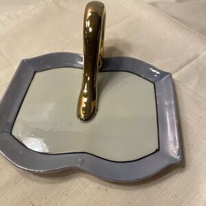 Vintage Lusterware open handle tray